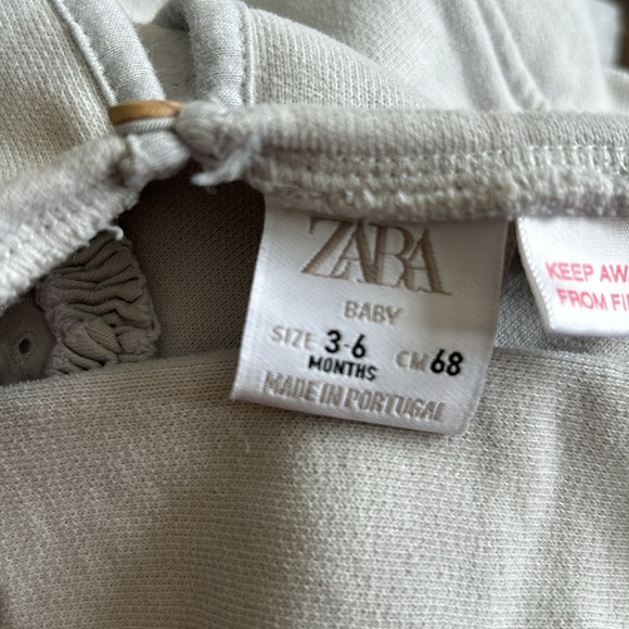 Zara Baby Grey Sweat Set - Picture 3 of 3